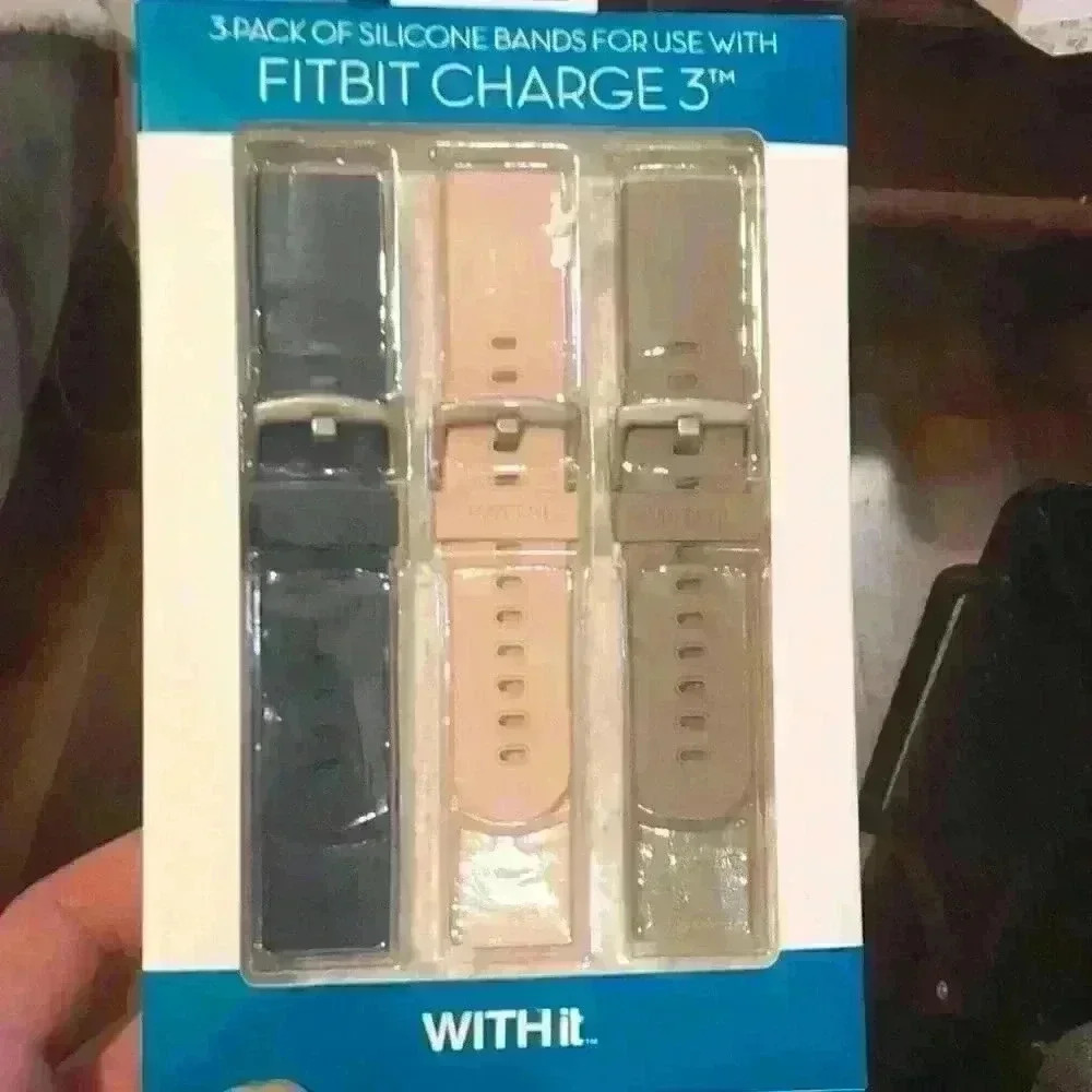 Fitbit charge 3 bands 3 pack new